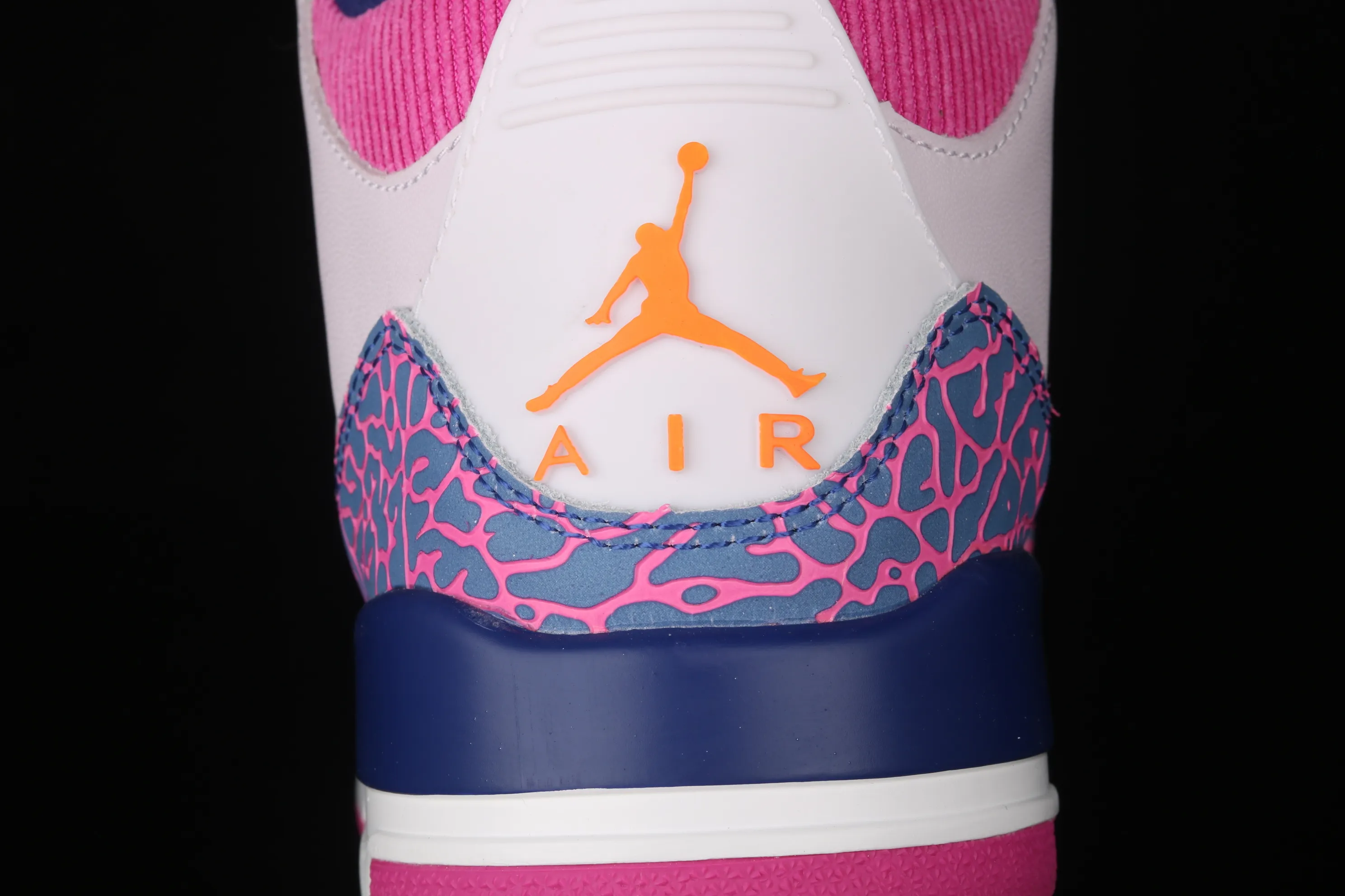 All categories Air Jordan Jordan series basketball shoes Air Jordan 3 Air Jordan Brand Air Jordan 3 GS AJ3 Joe 3 burst pink and purple first layer basketball shoes 441140-500